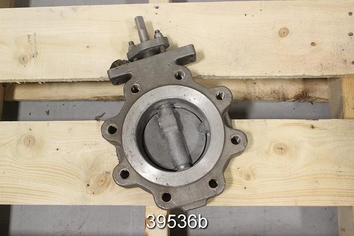 Used Neles Jamesbury 4" Wafer Sphere Butterfly Valve Body, 4 815L 11 3600 MT #39536