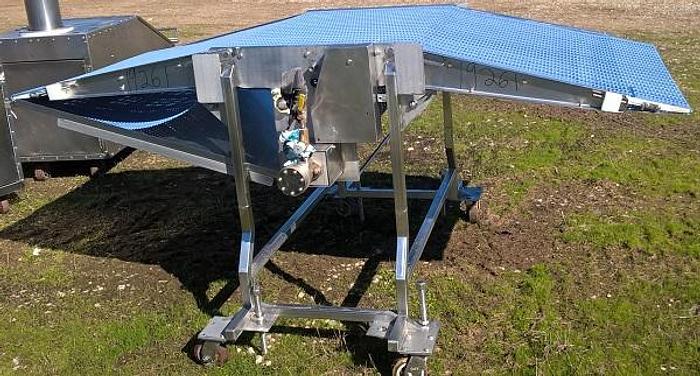 Used Custom Breading Inspection Conveyor; 40"W
