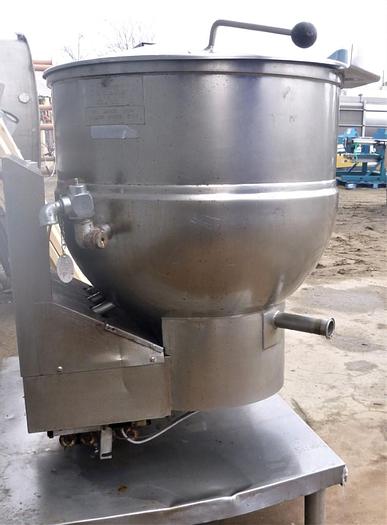 Used Kettle, 40 Gallon, S/st, Jkt, Groen/Dover, 50 PSI, Tilt #S743648