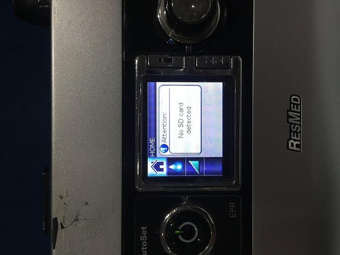 Gebraucht ResMed S9 Autoset Schlaftherapiegerät Schlafapnoe Beatmungsgerät mit H5i Warmluftbefeuchter