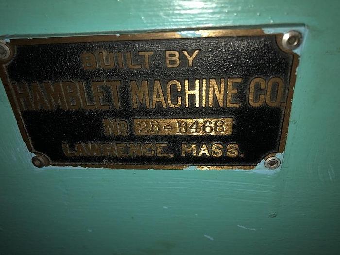 Used 60" WIDE HAMBLET SHEETER W/ 4 BACKSTANDS & DRIVE UPDATE