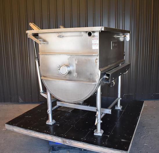 Used USED TUCS PADDLE BLENDER WITH SCRAPERS, 25 CUBIC FEET, JACKETED & INSULATED, 316 STAINLESS STEEL