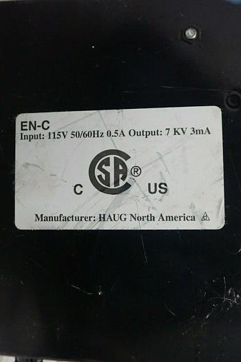 Used HAUG Model EN-C 01.7810.001 High Voltage Power Pack Transformer 115V