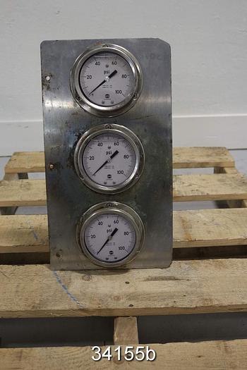 Used Beloit Refiner Pressure Gauge #34155