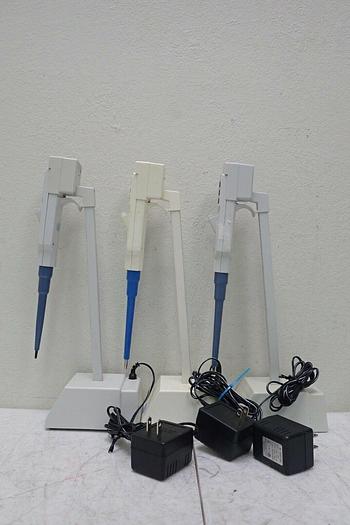 Used Lot of 3 Biohit Proline 0.2-10µL 5-100µL 10-250µL Pipettes Pipettors w/ Chargers