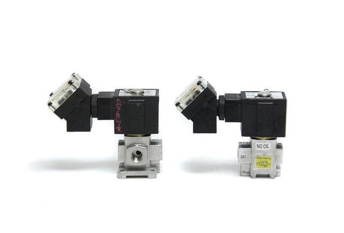 Used SMC VX3234L Solenoid Valve Orifice 3 Lot of 2 (5102)