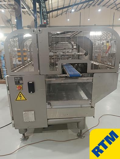 Used (4) Biscuit on-edge flowpack wrappers