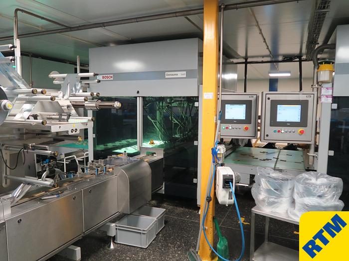 Used BISCUIT / BAR FLOWPACKING AND CARTONNING PACKING LINE