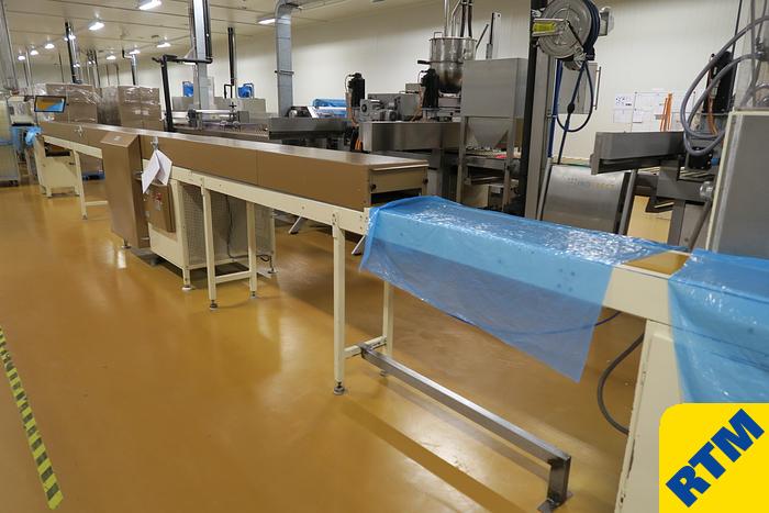 Used PRALINE DEPOSITING/ENROBING LINE