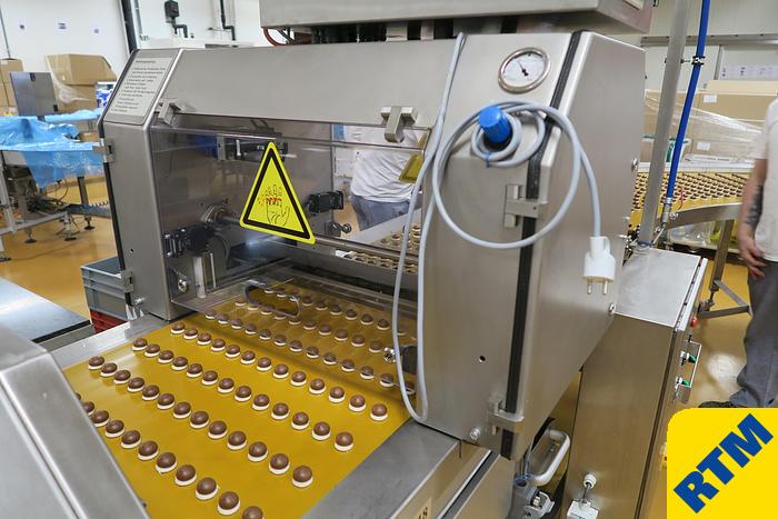 Used PRALINE DEPOSITING, EXTRUDING/FORMING & CHOCOLATE COATING LINE