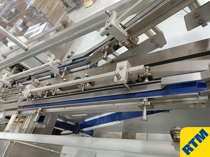 Used (4) Biscuit on-edge flowpack wrappers