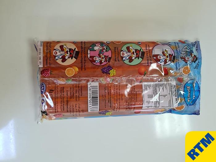 Used ICE LOLLY/ POP LINE For lollies in plastic tubes of 90ml volume