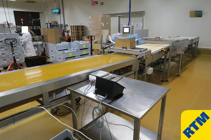 Used PRALINE DEPOSITING, EXTRUDING/FORMING & CHOCOLATE COATING LINE