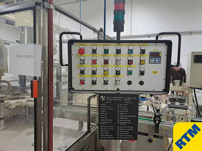 Used CHOCOLATE PASTE FILLING & CAPPING MACHINE