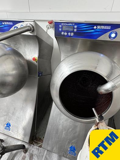 Used (2) Coating Pans