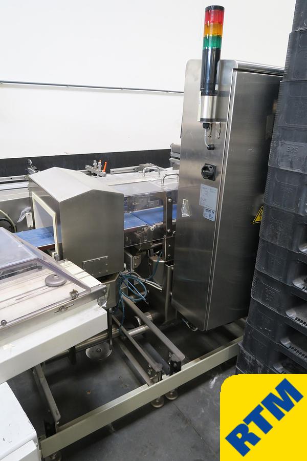 Used Combination Metal Detector-Checkweigher