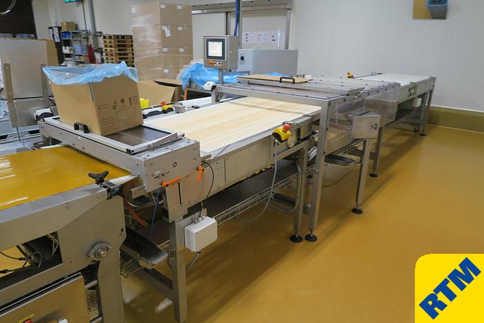 Used PRALINE DEPOSITING, EXTRUDING/FORMING & CHOCOLATE COATING LINE