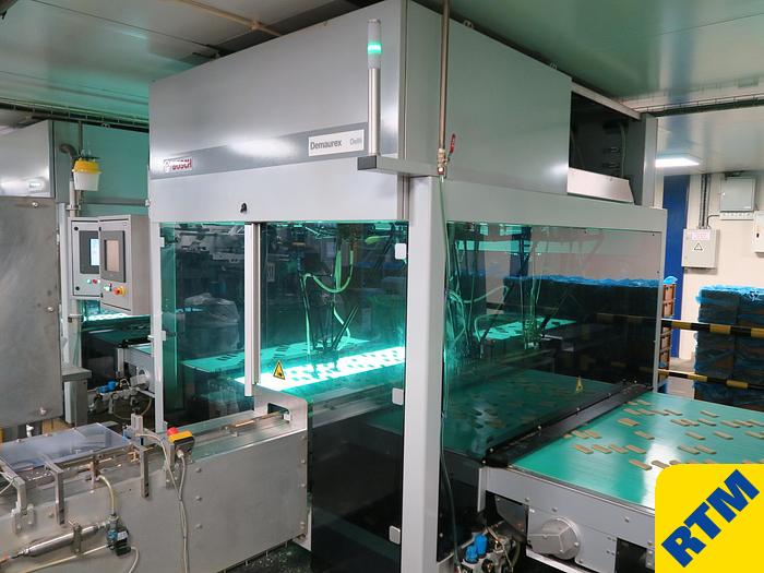 Used BISCUIT / BAR FLOWPACKING AND CARTONNING PACKING LINE