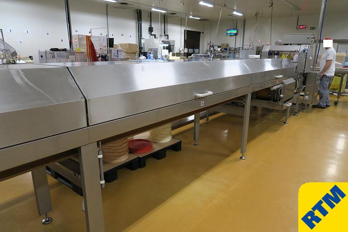 Used PRALINE DEPOSITING, EXTRUDING/FORMING & CHOCOLATE COATING LINE