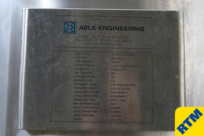 Used Lot 24 - COATED CANDY DEPARTMENT - Coating Drums