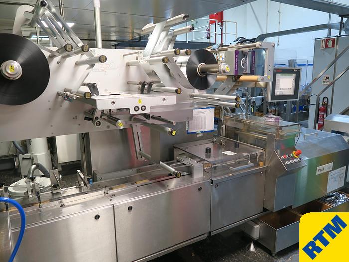 Used BISCUIT / BAR FLOWPACKING AND CARTONNING PACKING LINE