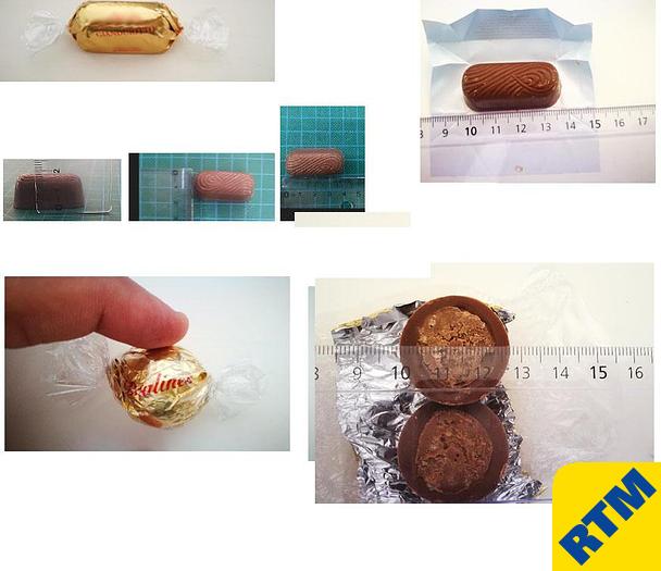 Used Chocolate Double Twist Wrapper