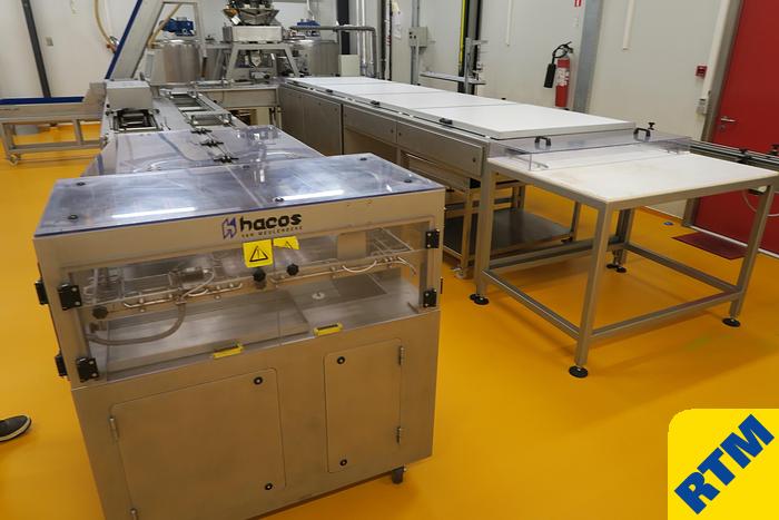 Used Chocolate Moulding Plant  - FOR SOLID BARS, AND CHOCOLATE PRALINE OR BAR SHELLS