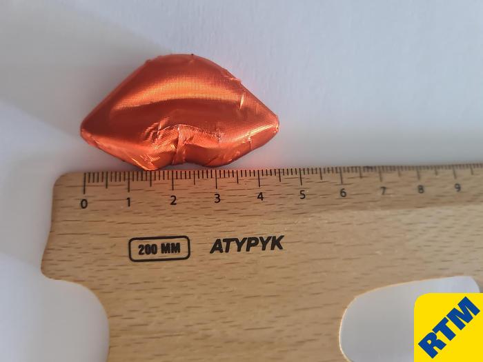 Used Chocolate Bunch Wrapper