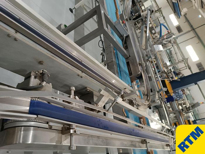 Used (4) Biscuit on-edge flowpack wrappers