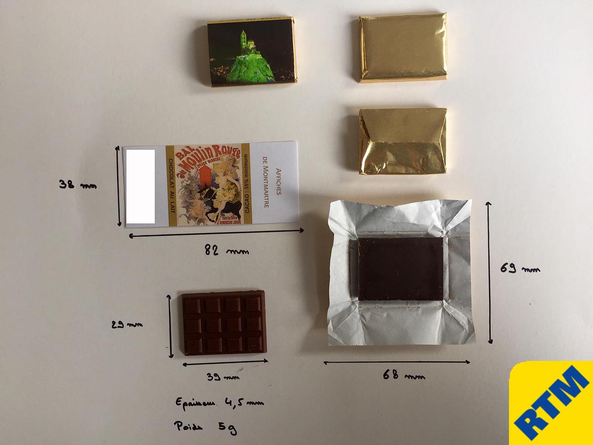 Used Chocolate Neapolitan Wrapper