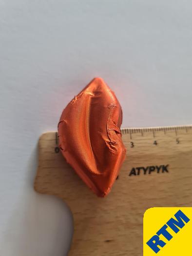 Used Chocolate Bunch Wrapper