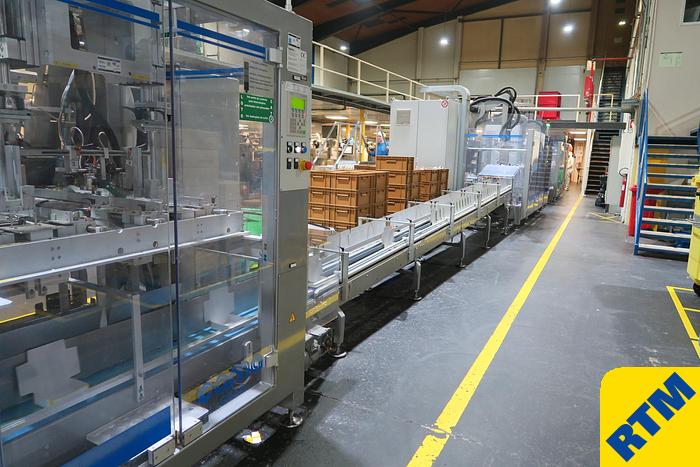 Used BISCUIT / BAR FLOWPACKING AND CARTONNING PACKING LINE