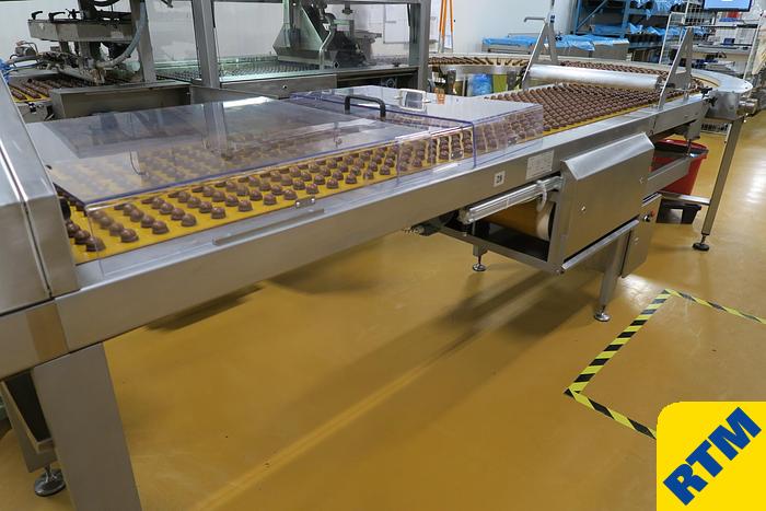 Used PRALINE DEPOSITING, EXTRUDING/FORMING & CHOCOLATE COATING LINE