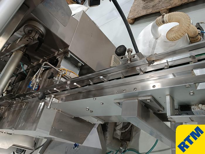 Used (4) Biscuit on-edge flowpack wrappers