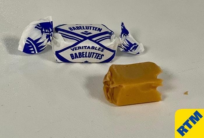 Used Toffee Cut and Twist Wrapper