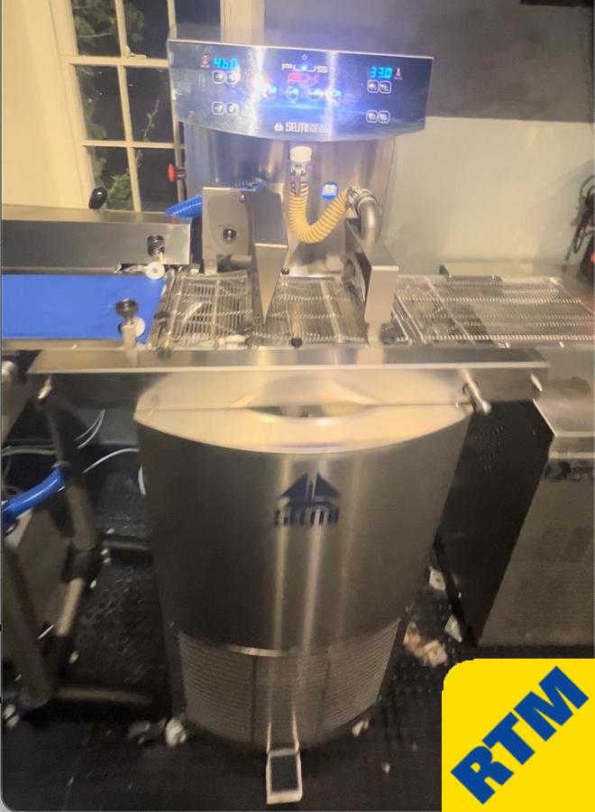 Used Chocolate Temperer with Enrobing Belt