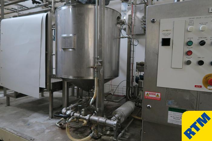 Used Lot 24 - COATED CANDY DEPARTMENT - Coating Drums