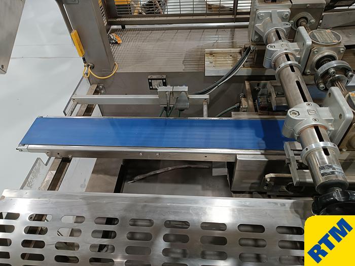 Used (4) Biscuit on-edge flowpack wrappers