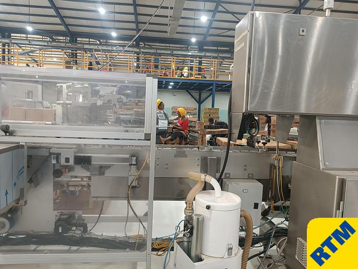 Used (4) Biscuit on-edge flowpack wrappers