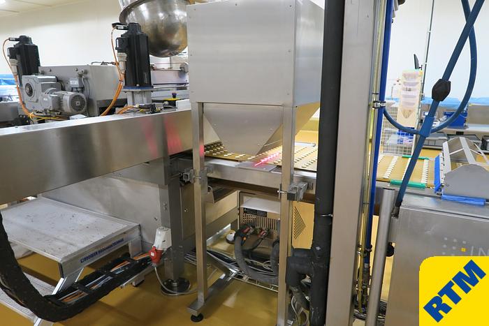Used PRALINE DEPOSITING, EXTRUDING/FORMING & CHOCOLATE COATING LINE