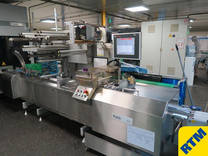 Used BISCUIT / BAR FLOWPACKING AND CARTONNING PACKING LINE