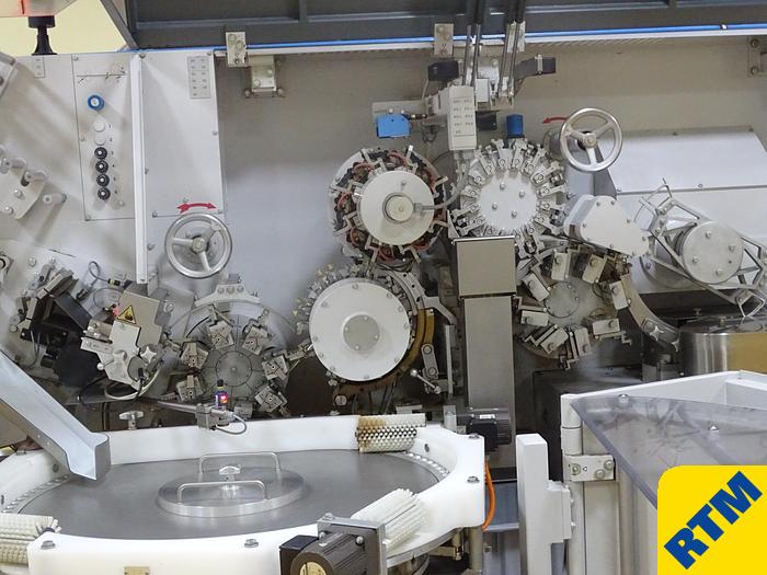 Used (2) HIGH SPEED COMBINATION CANDY FOLD WRAPPERS WITH INTEGRATED FLOWPACK WRAPPING