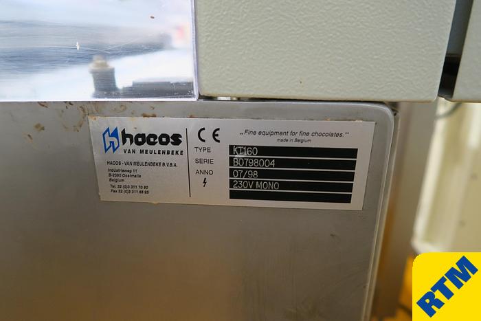 Used Chocolate Moulding Plant  - FOR SOLID BARS, AND CHOCOLATE PRALINE OR BAR SHELLS