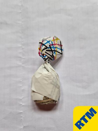 Used (3) Candy Single Twist Wrappers