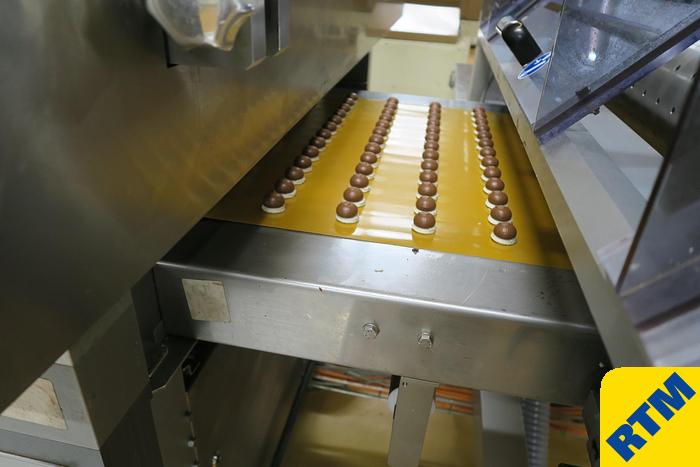 Used PRALINE DEPOSITING, EXTRUDING/FORMING & CHOCOLATE COATING LINE