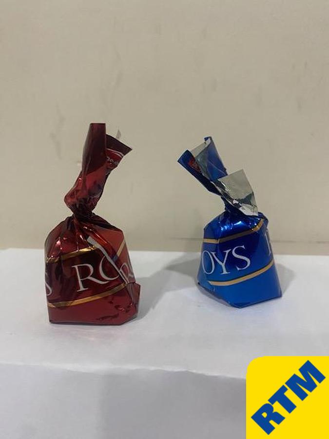 Used (4) Single Twist Wrappers for Chocolates