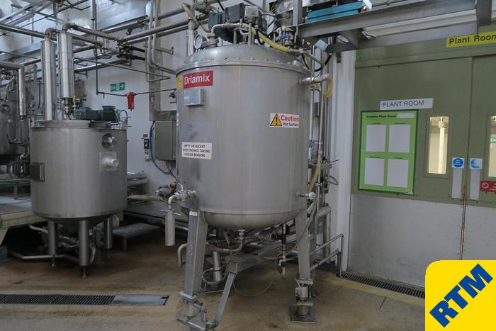 Used Lot 24 - COATED CANDY DEPARTMENT - Coating Drums