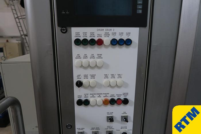 Used Lot 24 - COATED CANDY DEPARTMENT - Coating Drums