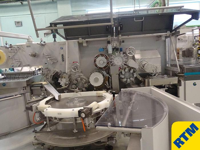 Used (2) HIGH SPEED COMBINATION CANDY FOLD WRAPPERS WITH INTEGRATED FLOWPACK WRAPPING
