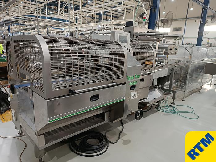 Used (4) Biscuit on-edge flowpack wrappers